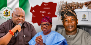 Osun political leaders ahead of the state governorship election.